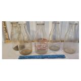 5 Sparks dairy bottles