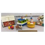 Great collection of vintage Fisher Price toys