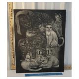 Art - L White Fox - dream cats