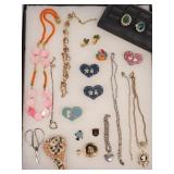 Beautiful Swoboda Earrings & Other Retro Jewelry