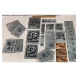 Box of steel and copper engravings - mostly