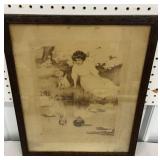 Bessie Pease Gutmann print Cupid