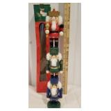 Kurt Adler 3 stack nut cracker