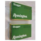 2x$ Remington 12ga slugs