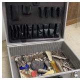 Heavy metal case with advertising bottle openers,