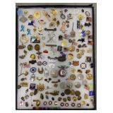 Pins - Corning Glass, Navy Relief, Sharpshooter,