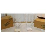 Princess House candle holders and vase