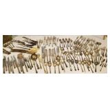 Lunch tin full of silverware