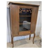 Walnut China cabinet 38"14"59"