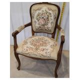 Needlepoint arm chair