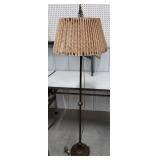 1930s Floor lamp with original paper shade -