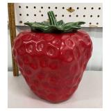 Vintage McCoy strawberry cookie jar - underside