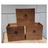 3 wine boxes