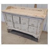 8 drawer apothecary 44"18"32"