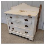 Early 3 drawer dresser 35"15"30"
