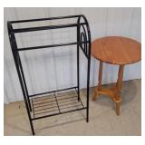 Round stand and rack