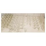 94 plus clear stemware,and shot glasses