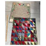 2x$ - 2 nice hook rugs - 30"x41" & 31"x37"