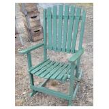 Folding porch rocker