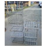 10 wire milk crates