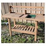 Potting shed table 55"20"32"