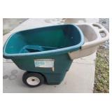 green lawn cart