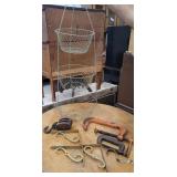 Brackets, pulley, basket, c clamps