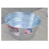 Galvanized tub
