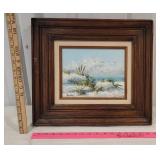 Seagull painting on Wood - signed Gordon