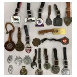 Fobs - railroad, Buffalo Bill, equipment,