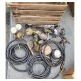 Torch gauges, air hoses, filters
