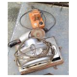 Circular saw, grinder, unknown