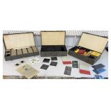 3 metal Brumberger cases full of wonderful family