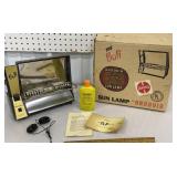 Bali sun lamp with eye protectors & original box