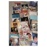 records with cabinet