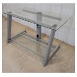 Glass top TV/end stand