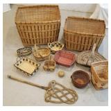 2 Large baskets full of baskets