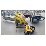 3 chain saws