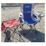 Folding chair and table