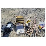 Fishing poles and tackle