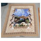 Clear tub quilting/ fabrics incl Christmas