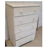 White highboy dresser