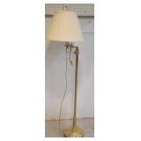 Brass floor lamp