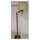 Brass floor lamp