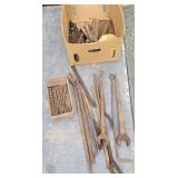 Wrenches, files, drill bits