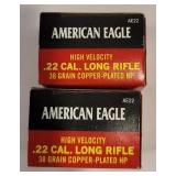 2x$ American eagle 22lr