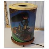 Train motion lamp * top edge has chips &
