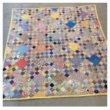 Pretty old farmhouse quilt approx 76"x64"