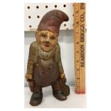 Cast iron gnome bank