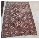 early Oriental carpet 76"x54"